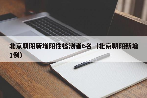 北京朝阳新增阳性检测者6名（北京朝阳新增1例）